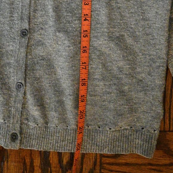 Moth by Anthropologie Cardigan – Gray with Pink Trim – Size S - Picture 5 of 14